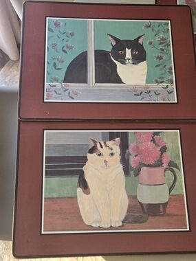 Pimpernel "Windowsill Cats" Cork-backed Placemats
